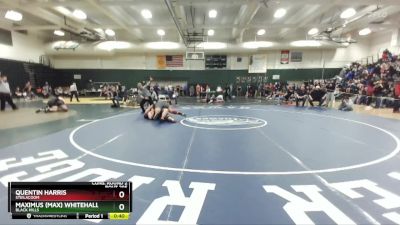 285 lbs Cons. Round 2 - Maximus (Max) Whitehall, Black Hills vs Quentin Harris, Steilacoom