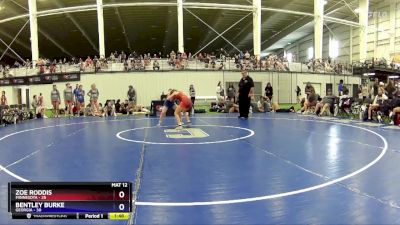 102 lbs Round 5 (6 Team) - Zoe Roddis, Minnesota vs Bentley Burke, Georgia