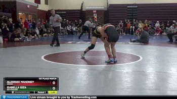 119-123B 1st Place Match - Isabella Giza, Bettendorf vs Alannah Mahoney, Solon