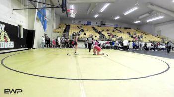 130 lbs Rr Rnd 1 - Aubree Akins, Stillwell HS Girls vs Anna Wiesehan, Platte County