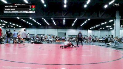 132 lbs Round 5 (6 Team) - Josiah Miller, Funky Bunch vs James Duke, Slate Wrestling Academy