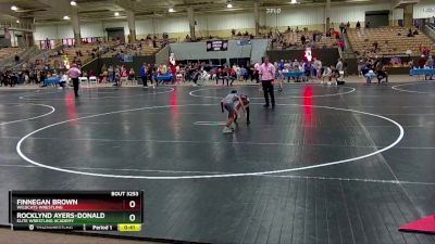 65 lbs 1st Place Match - Rocklynd Ayers-Donald, Elite Wrestling Academy vs Finnegan Brown, Wildcats Wrestling