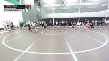 125 lbs Cons. Round 3 - Gracie Whitley, Bentonville High School Wrestl vs Lennox Gebara, Greater Heights Wrestling