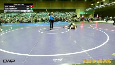 145 lbs Semifinal - Alec Fraser, Askeo International Matclub vs Carlo Contino, Empire Wrestling