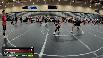 130 lbs Round 7 (8 Team) - Dillinger Collins, Reaper WC vs Elijah Friend, Warhawks Wrestling