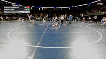 85 lbs Quarterfinal - Colton Louderback, Nehsaminy vs Kole Wasser, Nazareth