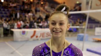 Grace McCallum on sticking her DTY in event finals - 2018 City of Jesolo Trophy