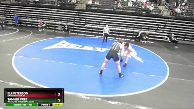 193 lbs Champ. Round 1 - Eli Peterson, Davis High School vs Tanner Free, Westlake Wrestling Club