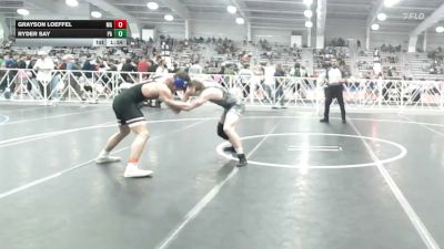 152 lbs Round Of 128 - Grayson Loeffel, MA vs Ryder Say, PA