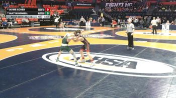 2A 113 lbs Cons. Round 3 - Jaxtyn Howell, Mattoon vs Jayme Cohen, Deerfield (H.S.)