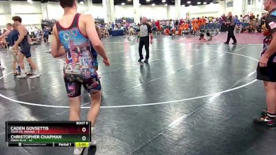 165 lbs Round 3 (8 Team) - Christopher Chapman, MAWA Blue vs Caden Govsettis, Team STL Orange