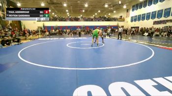 165 lbs Cons. Round 5 - Peyton Sardinha, Lakeland 2 vs Paul Agenbroad, Vallivue