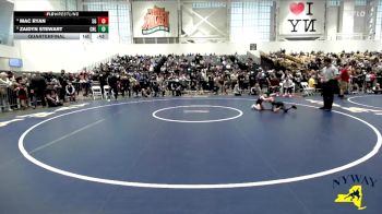 47 lbs Quarterfinal - Zaidyn Stewart, Club Not Listed vs Mac Ryan, 518 Grapplers