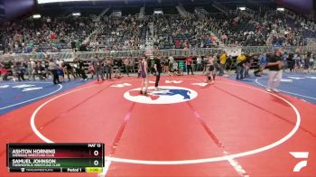 102 lbs Cons. Round 3 - Ashton Horning, Sheridan Wrestling Club vs Samuel Johnson, Thermopolis Wrestling Club