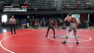 184 lbs Champ. Round 1 - Ronnell Parker-Borrero, Evergreen State College vs Rylin Burns, Montana State-Northern