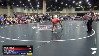 140 lbs Round 3 (6 Team) - Ava O Shield, AR- 15 vs Finn Arthur, BHWC/ Florida Supreme