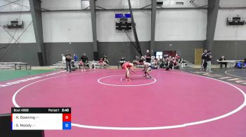 Junior Boys FS - 126 lbs 3rd Place Match - Kellen Downing, MT vs Samuel Moody, UT