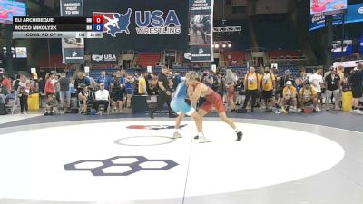 126 lbs Cons. Rd Of 64 - Eli Archibeque, New Mexico vs Rocco Mikolyzk, Minnesota