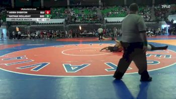1A-4A 113 3rd Place Match - Nathan Holladay, Madison County vs Aiden Overton, Weaver