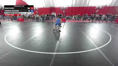 144 lbs Cons. Round 3 - Evan Fahey, RT Elite Wrestling vs Dominic McGuire, Gorilla Lab