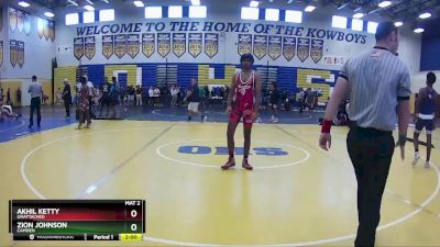 144 lbs Champ. Round 1 - Akhil Ketty, Unattached vs Zion Johnson, Camden