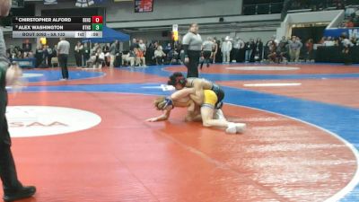 5A 132 lbs Cons. Round 1 - Alex Washington, Brewbaker Tech vs Chirstopher Alford, Beauregard HS