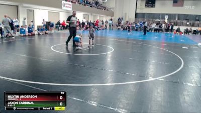 50 lbs Semis & 1st Wrestleback (8 Team) - Jaxon Cardinal, K-M vs Huxtin Anderson, Minneota