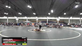 100 lbs Round 3 (4 Team) - Carter Bones, Fighting Squirrels vs Carter Mumphrey, Hawk WC