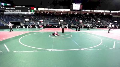 98 lbs 5th Place Match - Kelly Fulk, NLX2 vs Taelynn Camacho, PBW2