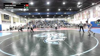 138 Boys Cons. Round 4 - David Martinez, Castle Park vs Gabe Santo, Rancho Bernardo