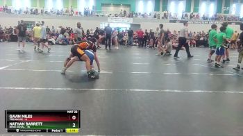 150 lbs Round 4 (6 Team) - Nathan Barrett, BHWC Duval vs Gavin Miles, Trojan WC