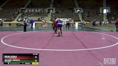 5A 285 lbs Cons. Round 3 - Devin Steele, Carver Birmingham vs Braden Arnold, Tallassee