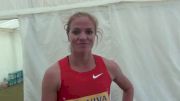Erin Donahue after 1500 London Diamond League - Aviva London Grand Prix 2011