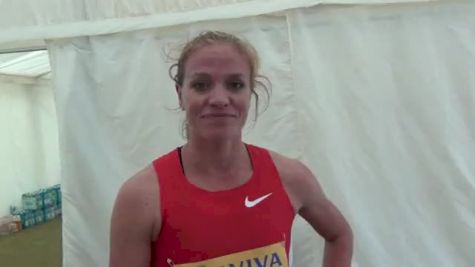 Erin Donahue after 1500 London Diamond League - Aviva London Grand Prix 2011