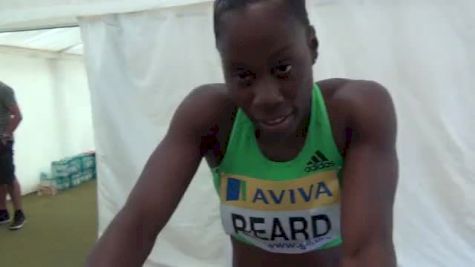 Jessica Beard after 400 London Diamond League - Aviva London Grand Prix 2011