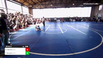 76 lbs Rr Rnd 3 - Kayden Dennis, Skiatook Youth Wrestling 2022-23 vs Tucker Bryson, Division Bell Wrestling