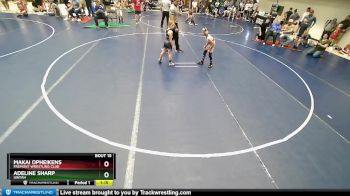 56-61 lbs Round 3 - Adeline Sharp, Uintah vs Makai Opheikens, Fremont Wrestling Club