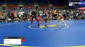 100 lbs Rnd Of 16 - Shea Reisel, Illinois vs Ashley Courtney, Kentucky