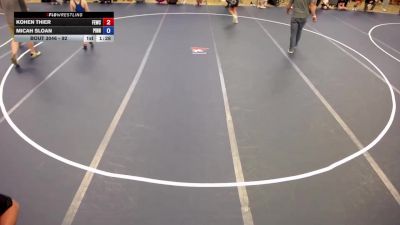 98 lbs Quarters - Jace Evers, Stillwater Area Wrestling vs Zachary Huebner, GunSmoke Wrestling Club