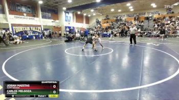 113 lbs Quarterfinal - Josiah Maestas, SLAM! NEVADA vs Carlos Melgoza, Kingsburg