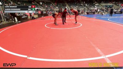 110 lbs 3rd Place - Luke DeGroat, Dominate Club Wrestling vs Aaron Rodriguez, Wolf Pack Wrestling Club TX