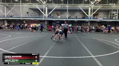 80 lbs Round 6 (10 Team) - Abram McCall, Upstate Uprising vs Tommy Bansemer, Iron Horse