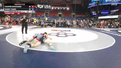 165 lbs Cons. Rd Of 64 - Cooper Doxstader, NY vs Sunny Fager, UT