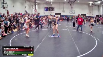 150 lbs Round 1 - Thomas DeLauro, C2X vs Davis Bogan, Core Wrestling