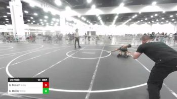 89 lbs 3rd Place - Samuel Minich, Shootbox WC vs Connor Bailey, Manu WC