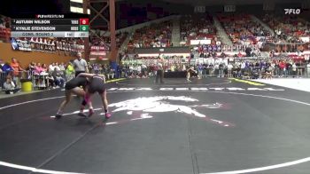 120 lbs Cons. Round 2 - Kynlie Stevenson, Wellsville Hs vs Autumn Wilson, Tonganoxie Hs