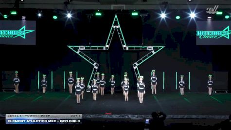 Element Athletics MKE - Geo Girls [2025 L1.1 Youth - PREP Day 1] 2025 Nation's Choice Grand Nationals