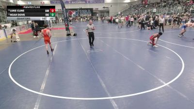 16U Boys - 138 lbs Quarters - Caden Woodall, Black Cat Wrestling Club vs Daylen Davis, Cougar Wrestling Munford