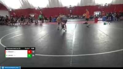 160 lbs Placement Matches (8 Team) - Cade Okeson, Detroit Lakes vs Gage Jones, Cameron A