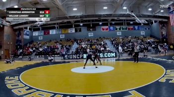 165 lbs Quarterfinal - William Lowery, UNC Pembroke vs Christian Arrington, Belmont Abbey